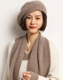 Pure Cashmere Knitted Beret