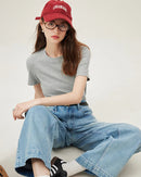 Classic High-Stretch Crew Neck T-Shirt