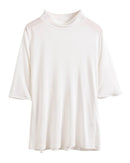 Mulberry Silk Half-Sleeve T-Shirt