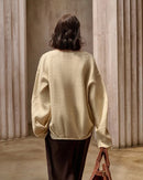 Loose-Fit Linen Crew-Neck Shirt