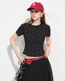 Slim-Fit Floral Short-Sleeve Cotton T-Shirt