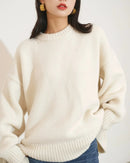 Round Neck Wool Sweater