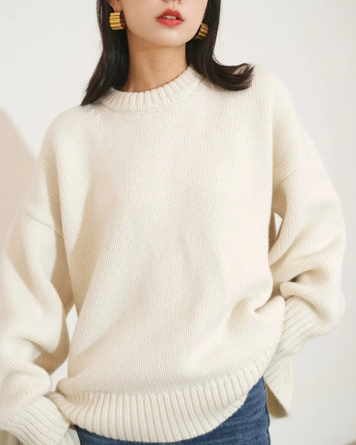Round Neck Wool Sweater