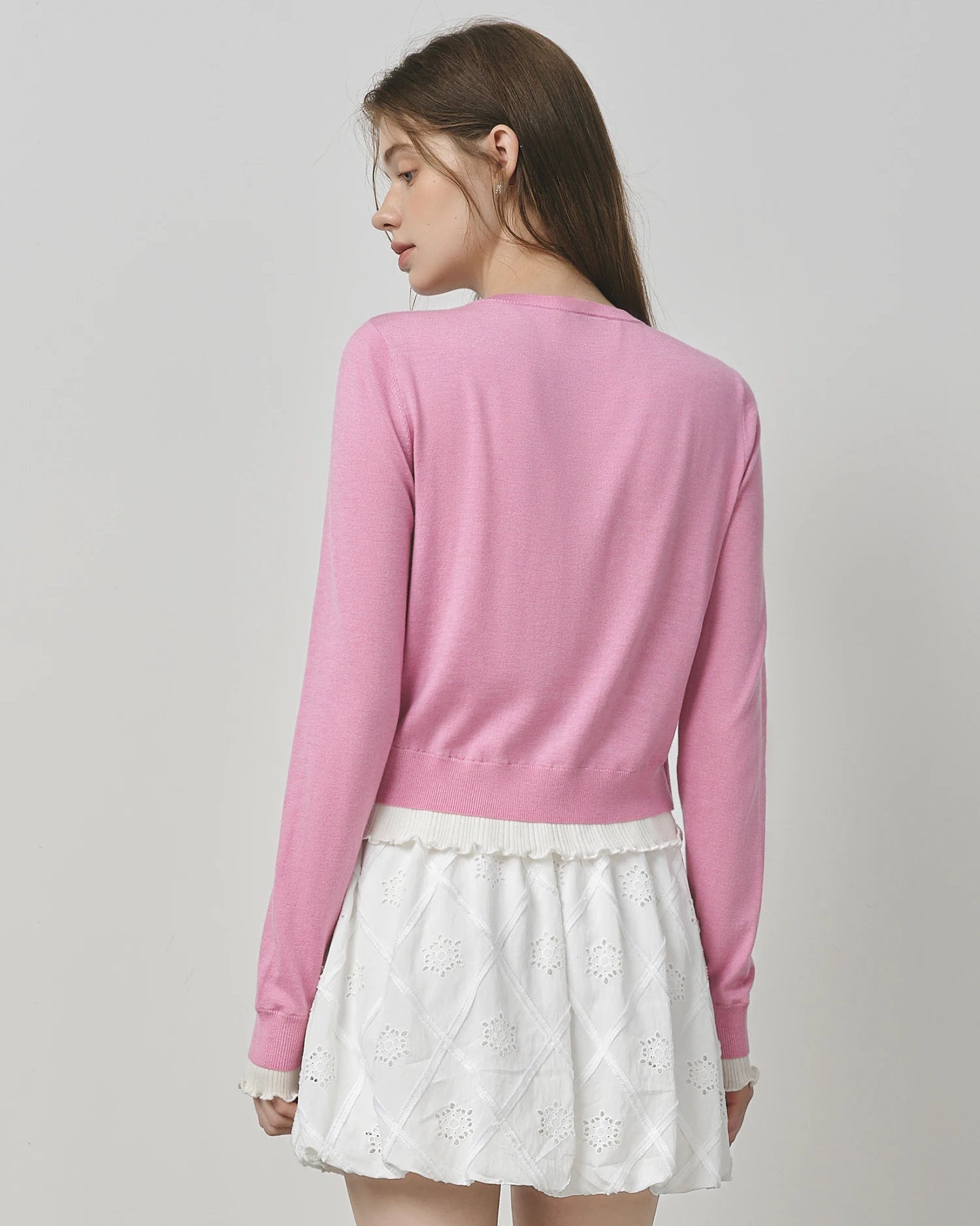 Women's Fake Two-Piece Cardigan