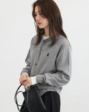 Relaxed Knit Blended Cardigan Sweater