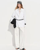 Loose-Fitting High-Waisted Straight-Leg Jeans