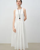Sleeveless A-Line Midi Sundress