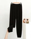 Modal Elastic Waist Full-Length Lounge Pants