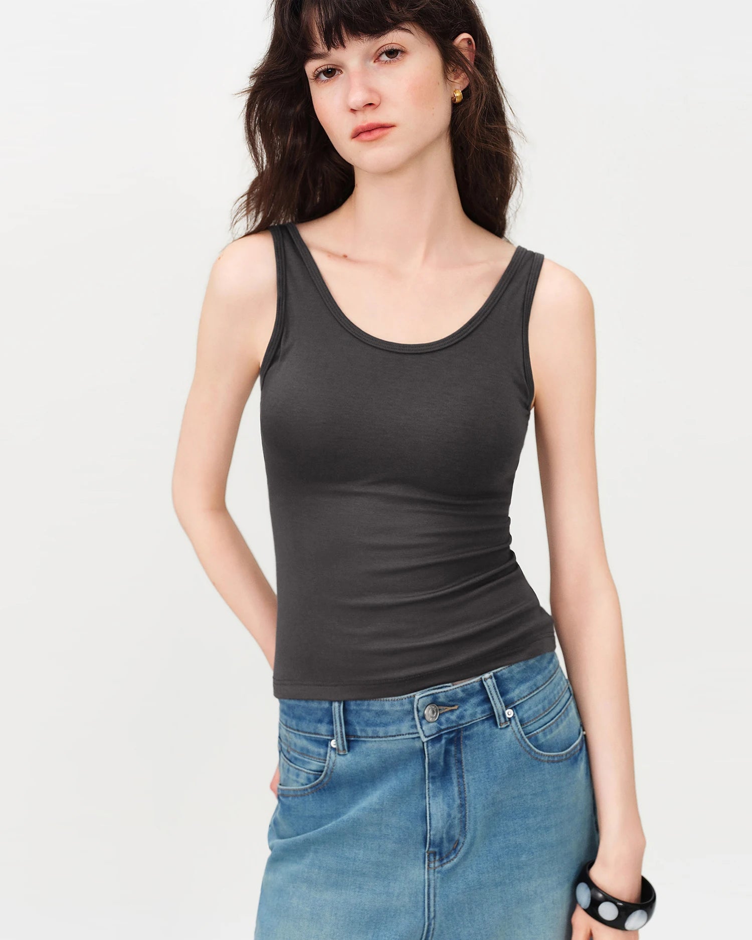 Camisole With Built-In Bra