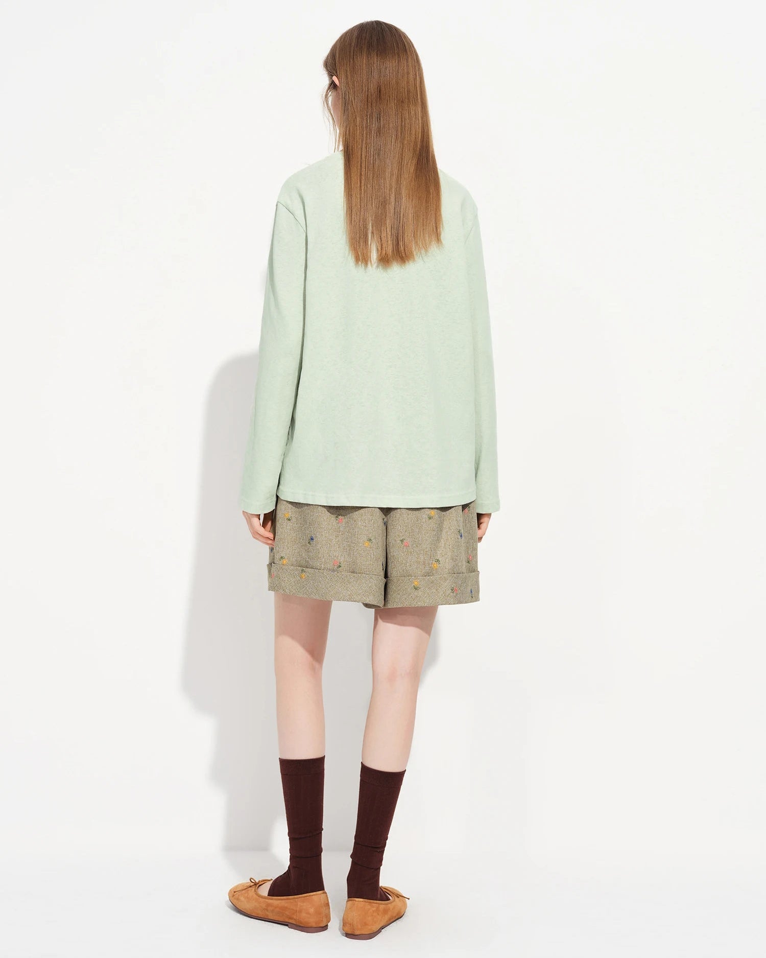 Loose-Fitting Embroidered Sun Protection T-Shirt