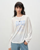Letter Print Long-Sleeve T-Shirt