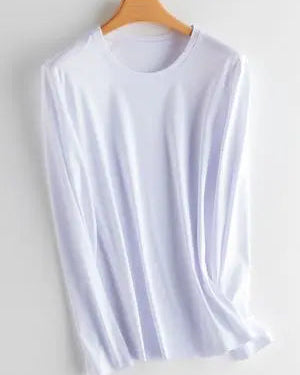 Soft Knit O-Neck Long Sleeve Top