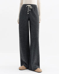 High-Waisted Straight-Leg Pants