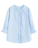 Women's Loose Lantern Sleeve Casual Shirt