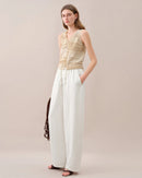 Relaxed-Fit Knitted Sleeveless Vest