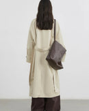 Belted Cotton Trench Coat Women's Outerwear