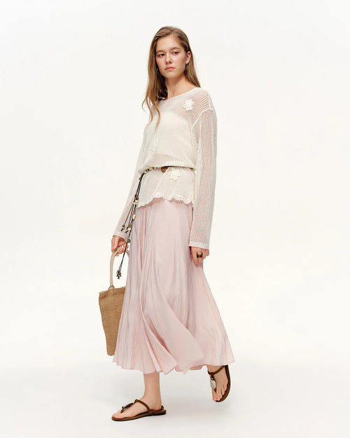 A-Line Ankle-Length Skirt