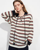 Classic Striped Color-Blocked Polo Shirt