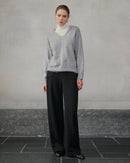Wide-Leg Trousers With Elastic Waist