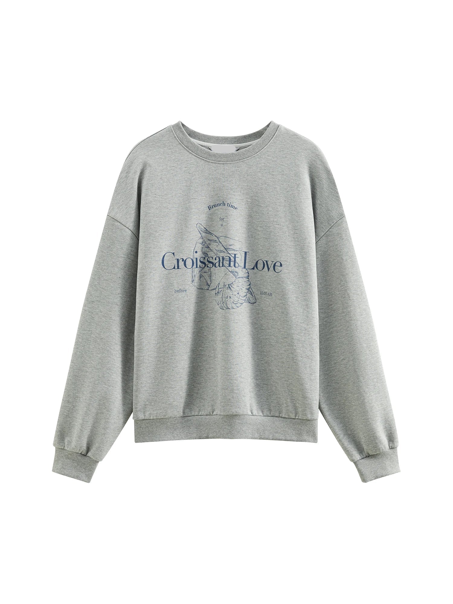 Loose-Fit Crewneck Cotton Sweatshirt