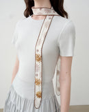 Printed Beaded Ribbon