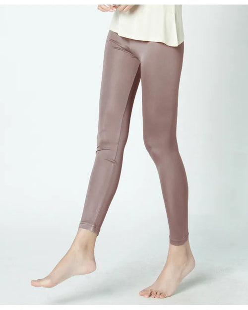 Sleek Stretch Silk Bottoming Pants