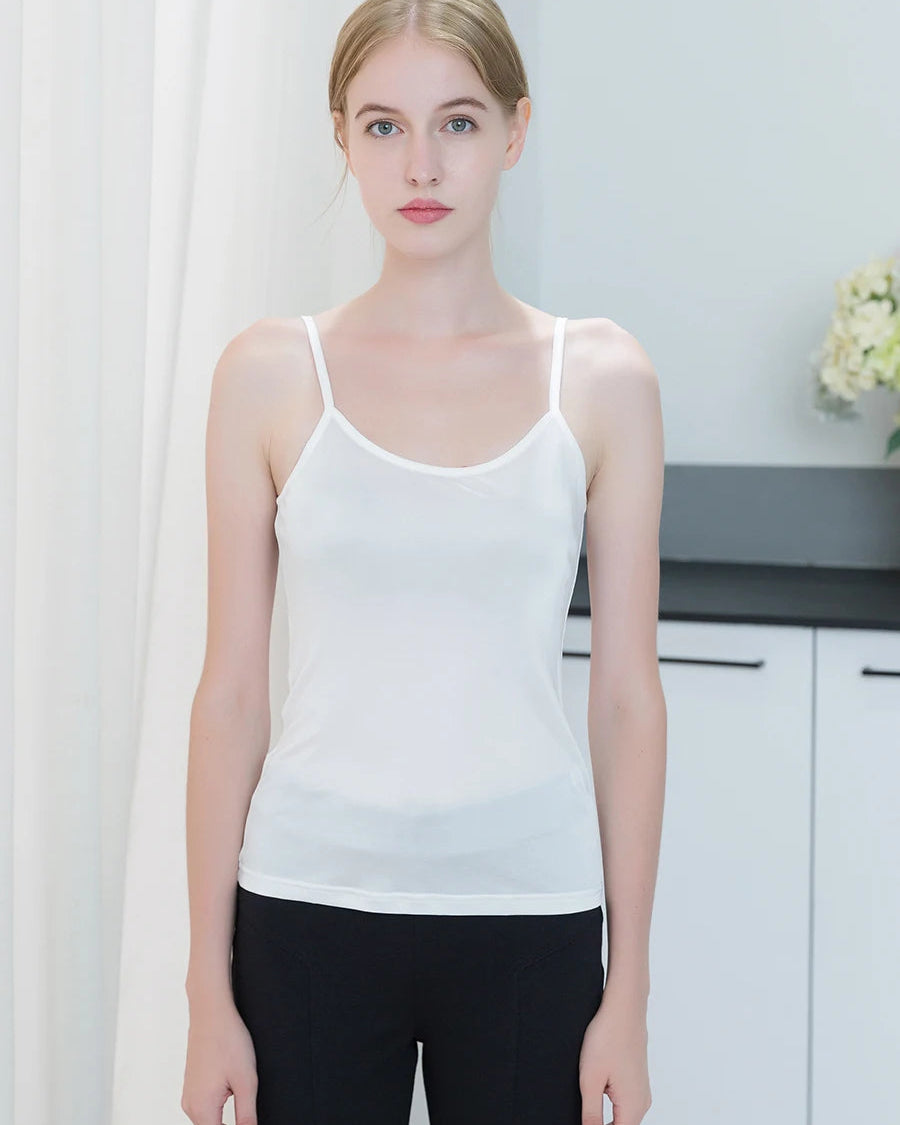 Silk-Blend Adjustable Camisole