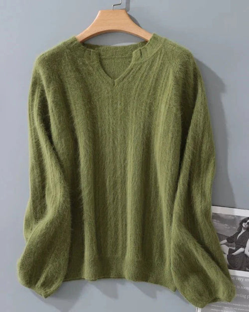 Mink Cashmere Knitted Pullover