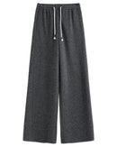 High-Waisted Straight-Leg Pants