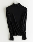 Wool-Blend Long-Sleeve Tee