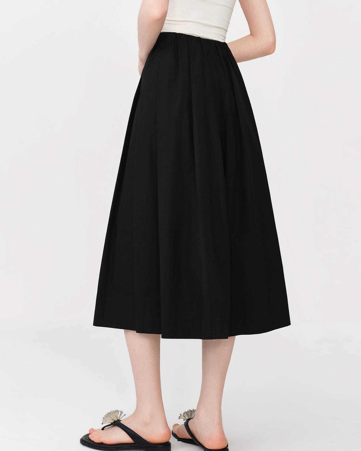 Pure Cotton Wide-Leg Casual Pants