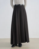 High-Waisted Pleated Wide-Leg Pants