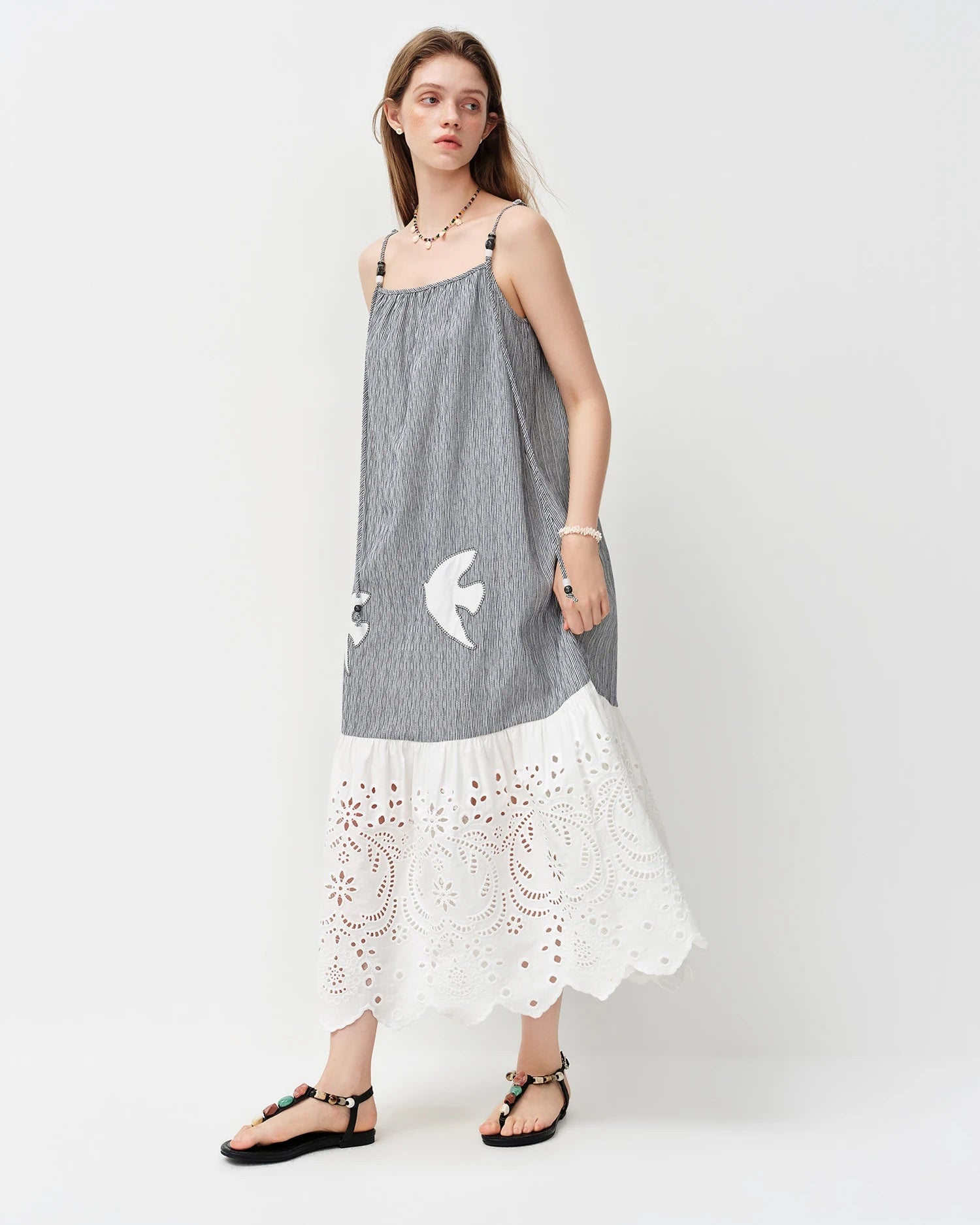 Elegant Spaghetti-Strap Maxi Dress