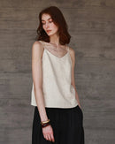 Linen V-Neck Adjustable Camisole