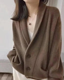 Shawl Collared 100% Cashmere Cardigan