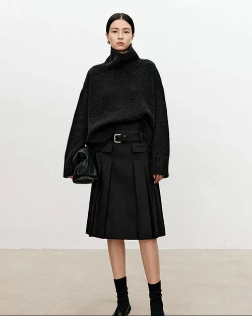 Oversized Cashmere Turtleneck Sweater