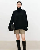 Oversized Cashmere Turtleneck Sweater