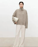 Oversized Cashmere Turtleneck Sweater
