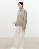 Oversized Cashmere Turtleneck Sweater