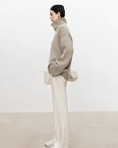 Oversized Cashmere Turtleneck Sweater